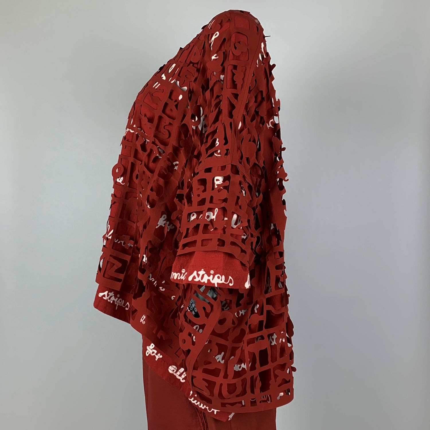 Rundholz Black Label Laser Cut Berry Blouse side