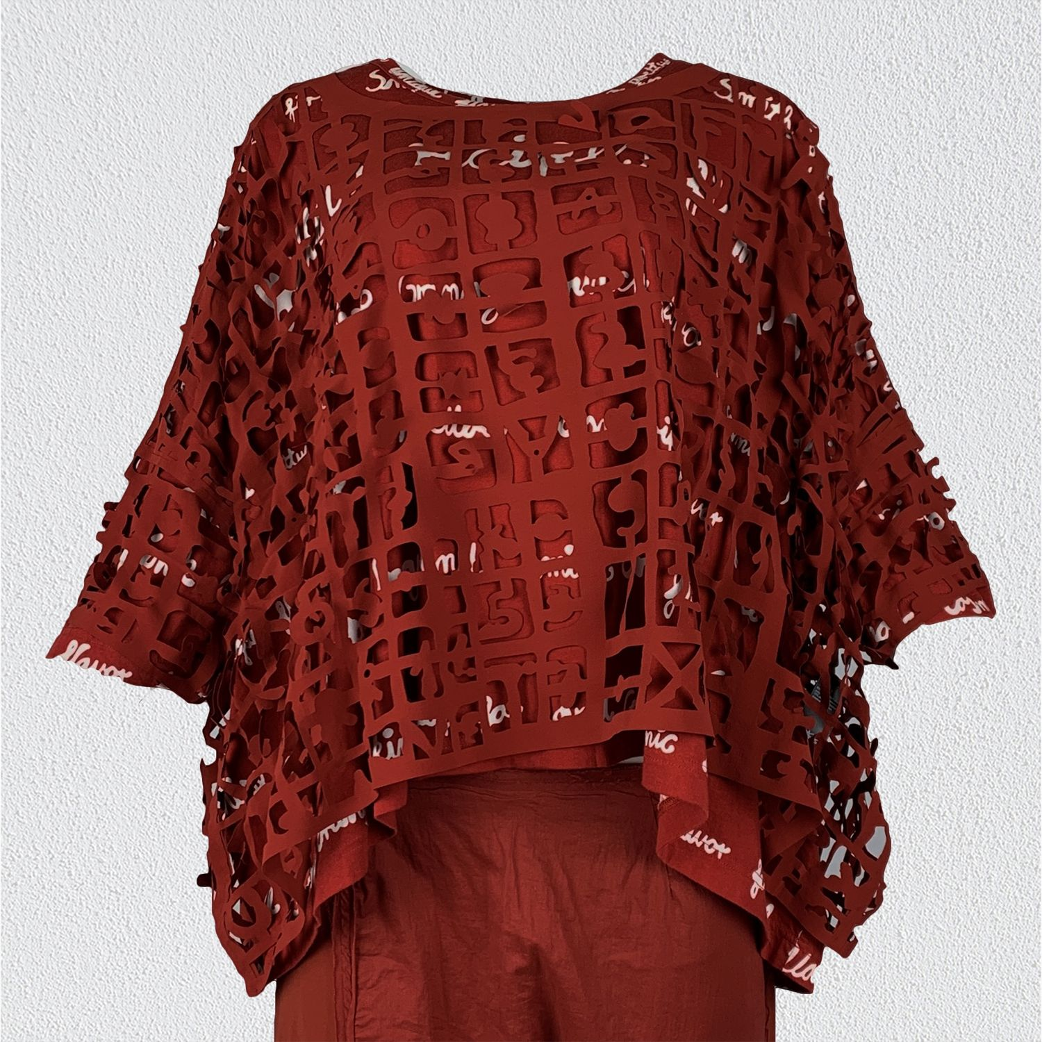 Rundholz Black Label Laser Cut Berry Blouse
